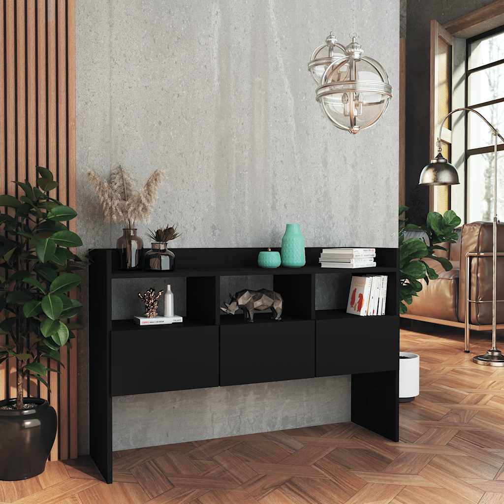 vidaXL Sideboard Schwarz 105x30x70 cm Holzwerkstoff