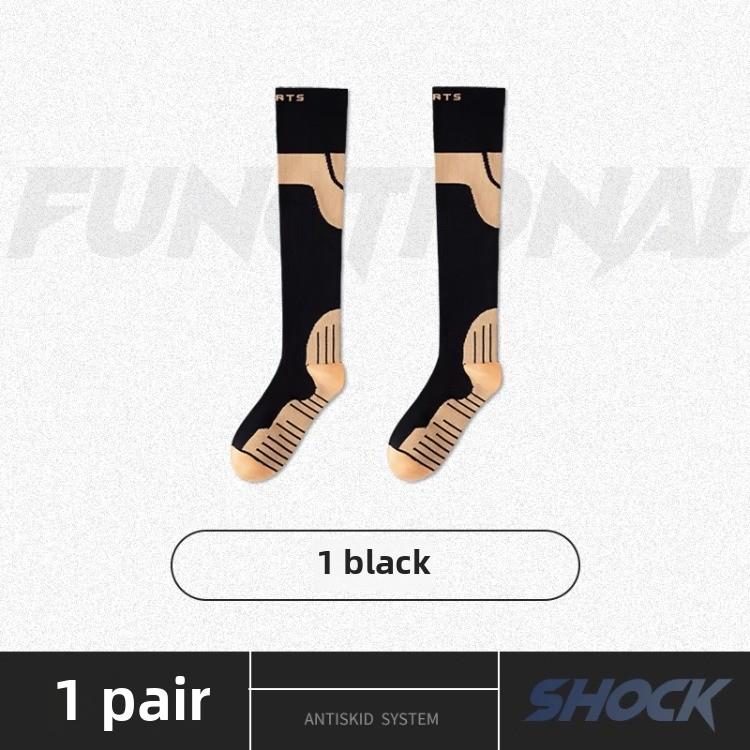 

Женские профессиональные фитнес беговые тренировочные велосипедные носки средней длины для тонких ног 1 pair чёрный