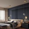 Modern Crystal Pendant Light Luxury Master Bedroom Bedside Hanging Lamp Nordic Minimalist Long Line Living Room Lustre