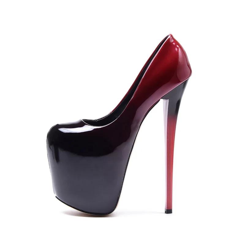 New High-heeled Shoes Woman Pumps Wedding Party Shoes Platform Women Shoes High Heels 11cm Suede Black Heels 2025