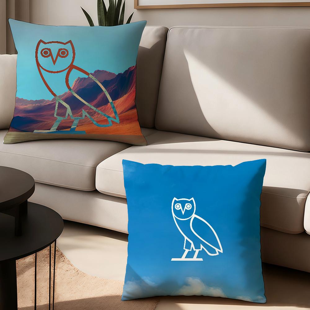 Octobers Very Own-O Owls Ovo Pillow Case Suitable For Bedrooms Living Rooms Cars Home Decoration