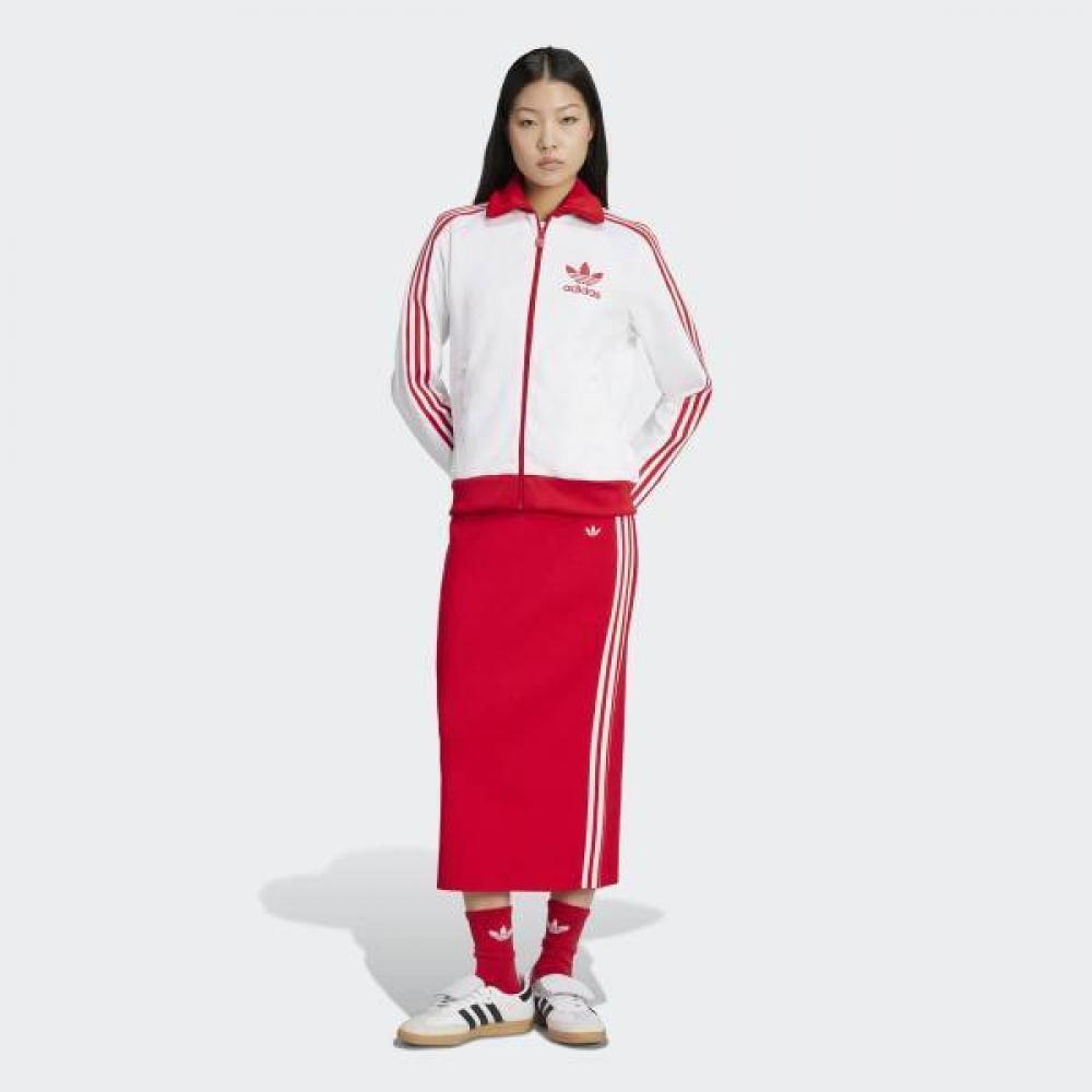 adidas ... Damen S Adicolor Gestrickter 3-Streifen-Rock AdidaS...