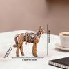 Pferd Miniaturfigur Tier Skulptur Mini Dekoration Retro Feng Shui Dekor Tischdekoration