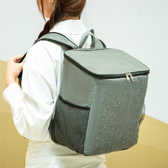 Insulated Picnic Backpack 25L Large Lunch Bag Waterproof Oxford Double Zipper Travel Beer Cooler with Lining for Camping Travel Hiking Fishing