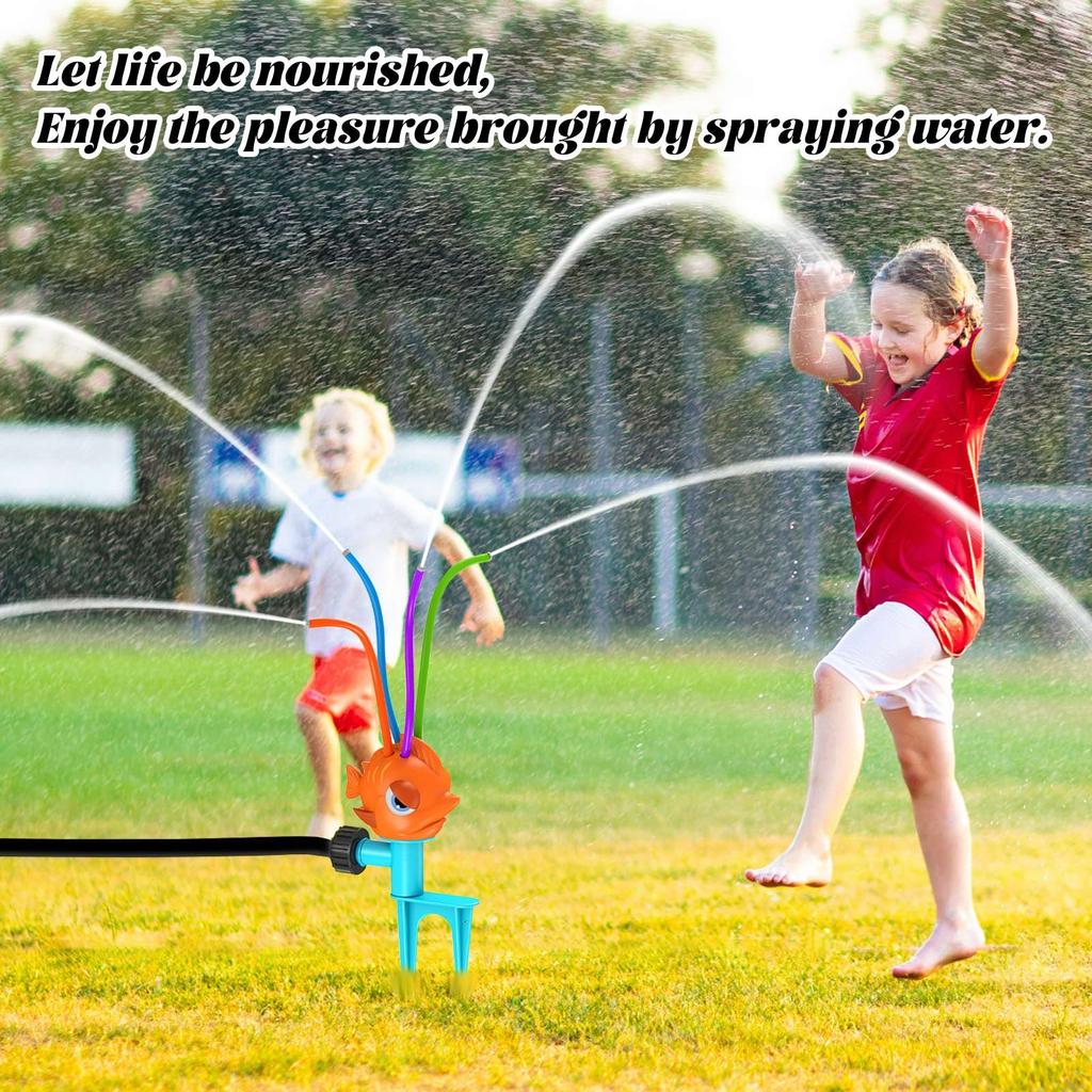 Hydrant Sprinkler Outdoor Water Spray Toy Backyard Garden Water Toys Summer Yard Cartoon Splash Sprinkler Baby Bath Toy for Kids