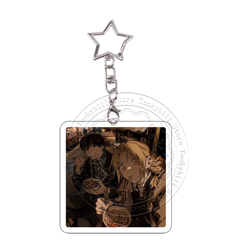 Pixel Daemons of The Shadow Realm Acrylic Keychain Exquisite Anime Cartoon Cosplay Props Decor Accessories Characters Role Gift