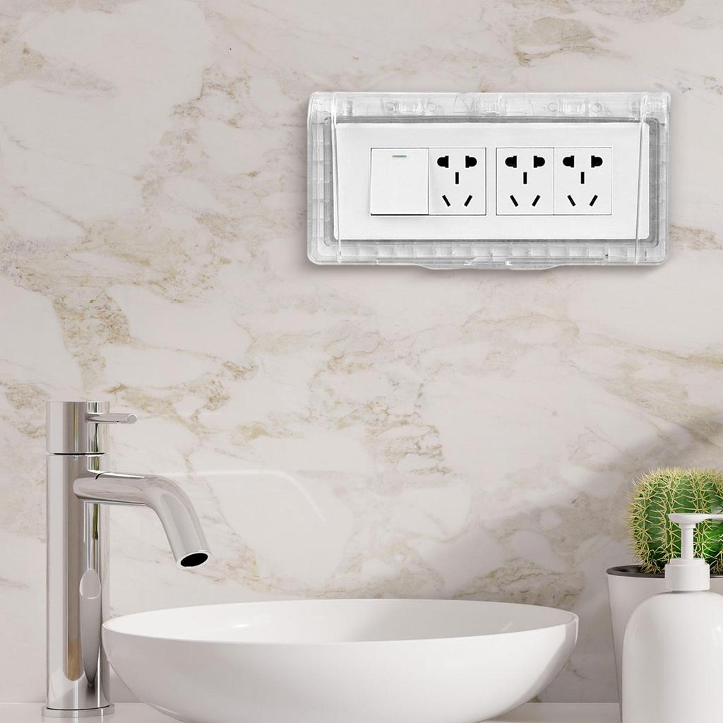 Waterproof Switch Plug Outlet Cover Outdoor Receptacle Protector for Living Room Toilet Electrical Wall Switch Outlet Indoor