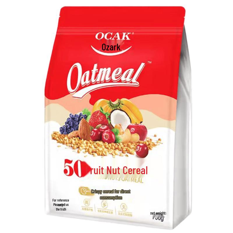 Ozak Fruit & Nut Baked Cereal with Strawberry Pieces