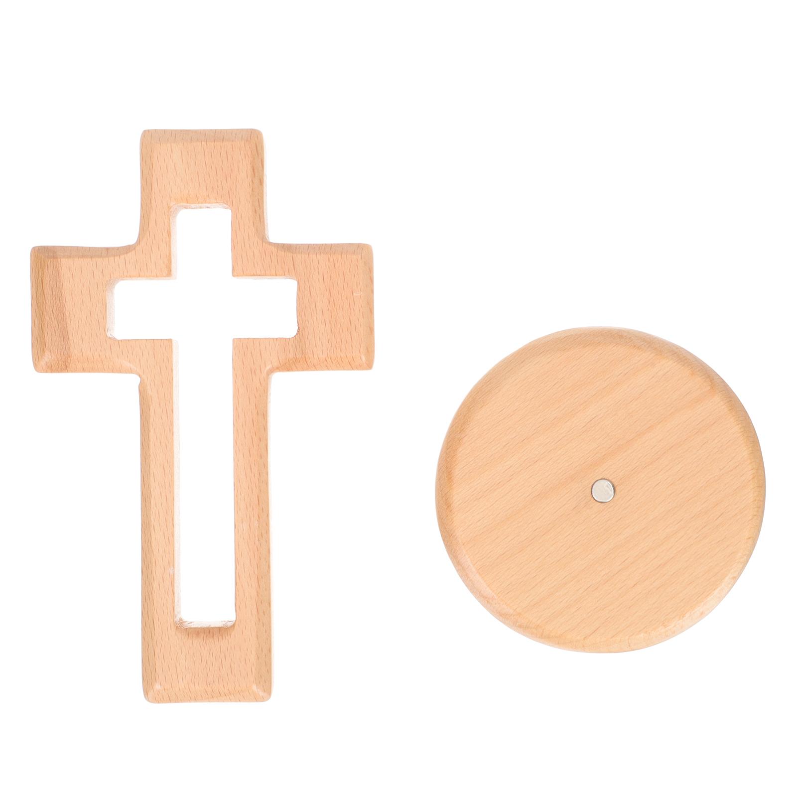 

1 комплект 1 комплект Деревянный Святой 5,9 дюйма Настольный декор для дома офиса Стоячий крест Украшение Деревянное ремесло Подарок Украшение в форме креста хаки