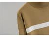 European Trendy Striped Sweater & Wide-Leg Pants Set for Women - Autumn/Winter Fashion Two-Piece