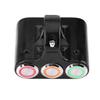 22mm Motorcycle Handlebar Mount Switch Headlight Hazard Brake Fog Light ON OFF with LED Light