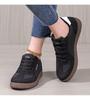 Leichte Frühlings-Freizeit-Damenschuhe in einfarbiger deutscher Stilrichtung, vielseitig, weiß