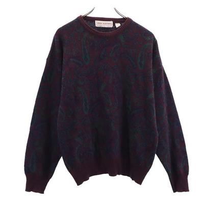 JOHN ASHFORD 90er Wollmischung Hergestellt in Italien Latzhose Langarmpullover Herren Gebraucht