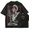 Classic Action Roleplaying Game Blood Borne Peripherals Print Tshirt Men Women Fashion Retro Washed Cotton Casual Oversize Top