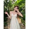 French Halterneck Strappy Summer Dress - Women's Elegant Beach Chiffon Long Dress for Vacation (2026)