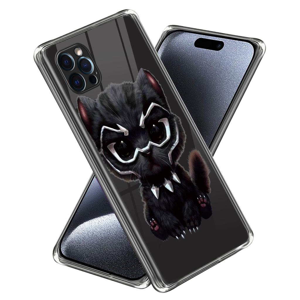 For iPhone 16 Pro Max Case Pattern Printed Shockproof TPU Phone Cover