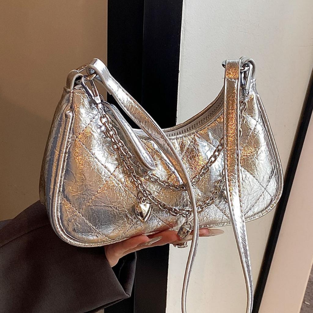 Small Bag Women's New Casual Versatile Messenger Bag Solid Color Shoulder Bag