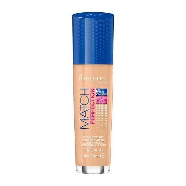 Base De Maquillage Liquide Match Perfection Rimmel London - Couleur:100 - Ivory 30 Ml