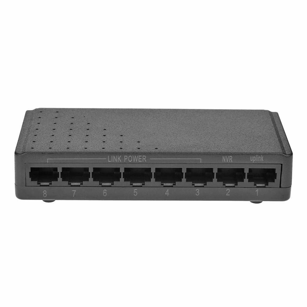8 Ports Poe Switch 6 Ľ2 Poe 10/100M Ethernet Power Over Without Power Adapter For Camera's security Monitor