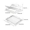 Foldable Stainless Steel Rack for Roasting Steak Ribs Turkey and Chicken Roaster Stand Multifunctional Cooking Supplies