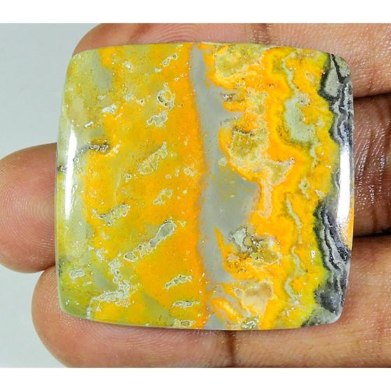 

75Cts. Натуральный шмель яшма восьмиугольный кабошон россыпью драгоценный камень 36X37X05MM PP-92