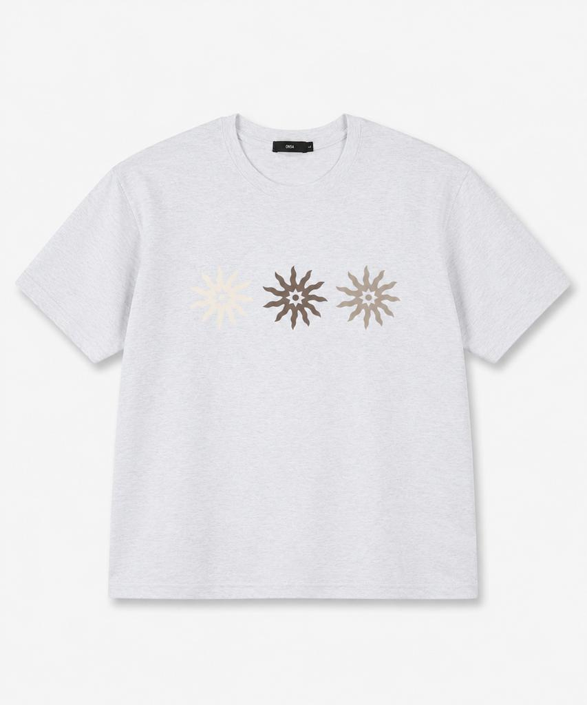 Ousa Vintage Solar Oversized Short Sleeve T-Shirt 7 Colors