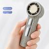 Sparkling Mini Cooling Fan Long-Lasting Portable Hand Fan Rhinestone Handheld Fan  Travel Use