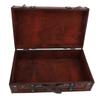 Vintage Decorative Storage Suitcase Synthetic Wood Retro Luggage Decor for Prop Arrangement
