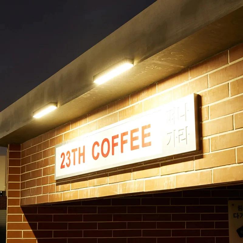 Magnetic IP65 Waterproof Wall Lamp Induction Solar Sconce Magnetic Solar Wall Light Courtyard Garden Decorative Lighting 16LED