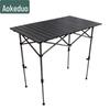 Aokedu Portable Height-Adjustable Camping Roll-Up Table