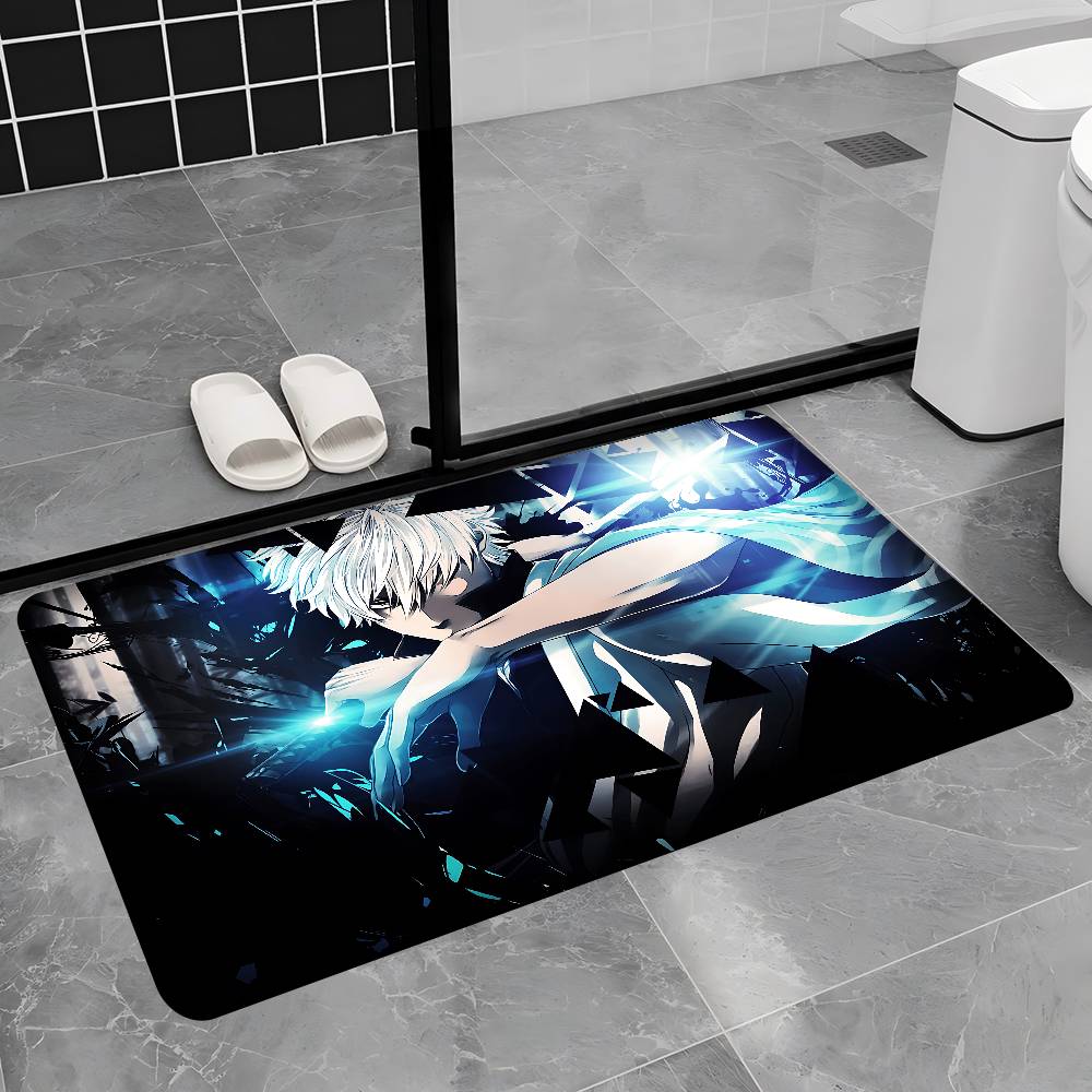 Comedy Anime Gintama Floor Mat Rectangle Anti-slip Home Soft Badmat Front Door Indoor Outdoor Mat Welcome Doormat