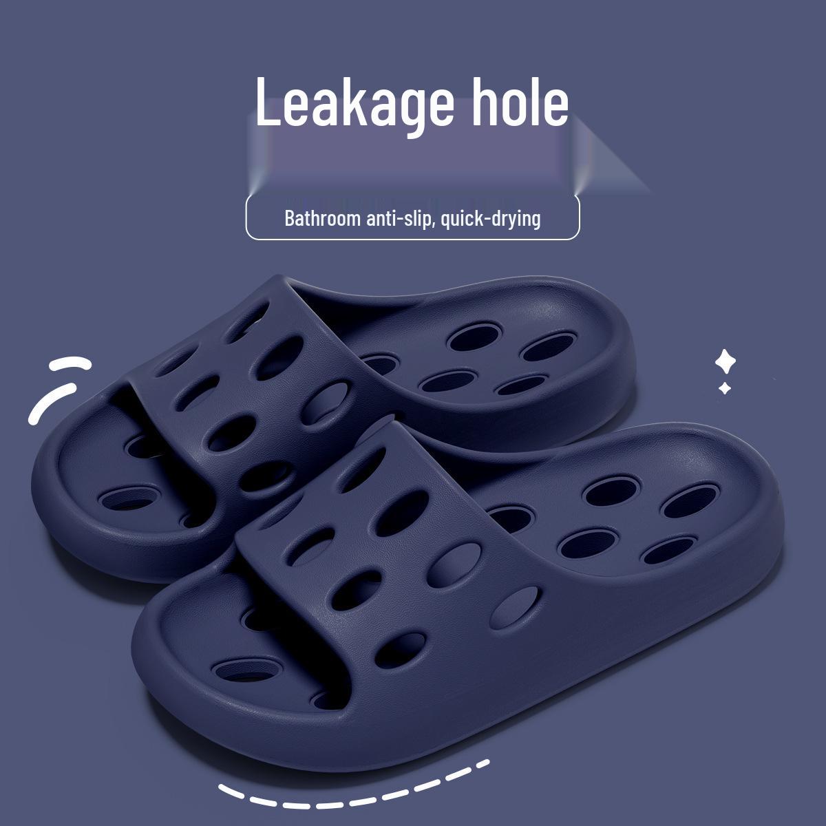 

Jie Liya Быстросохнущие Нескользящие Тапочки для Ванной - Летний Стиль 2025 для Мужчин и Женщин 44-45 темно-синий