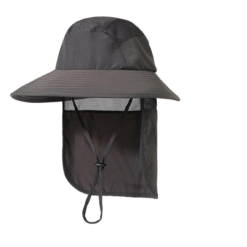 Leichter Sonnenschutz-Nackenschutz Fischer-Eimerhut für Outdoor-Reisen und Angeln