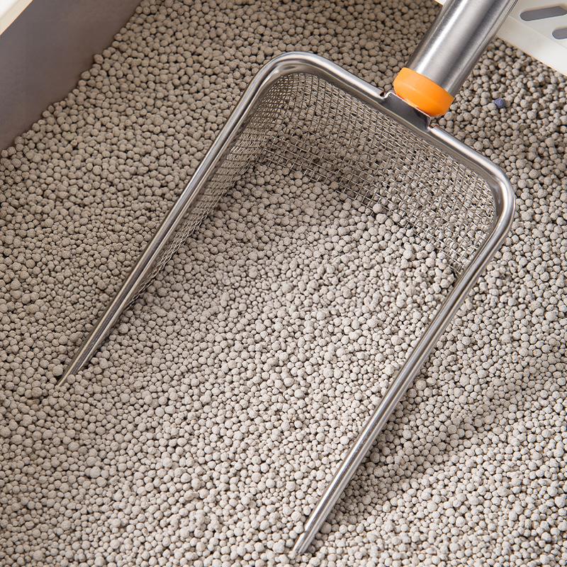 Stainless Steel Cat Litter Scoop Durable Mesh Kitten Litter Cleaner Pet Cleaning Tools with Hanging Hole Cat Accessories