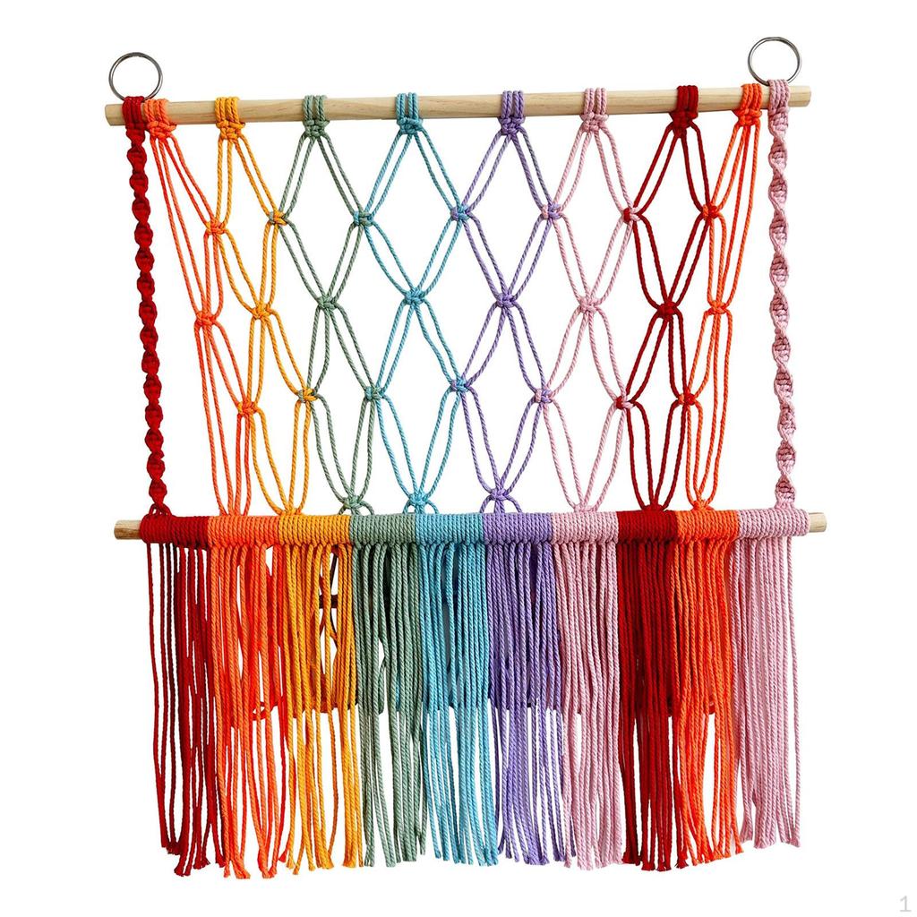 Stofftier Hängematte Plüsch Spielzeug Halter Net Einfach zu Installieren Hand Woven Baumwolle Seil Wandteppich für