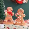 Cartoon Gingerbread Man Christmas Ornament: Holiday Window Decoration & Children's Gift
