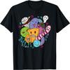 Buntes Street Art Figuren Kunst Graffiti T-Shirt