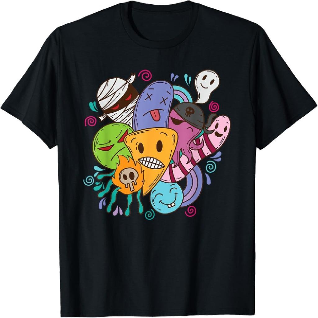 Colorful Street Art Figures Art Graffiti T-Shirt