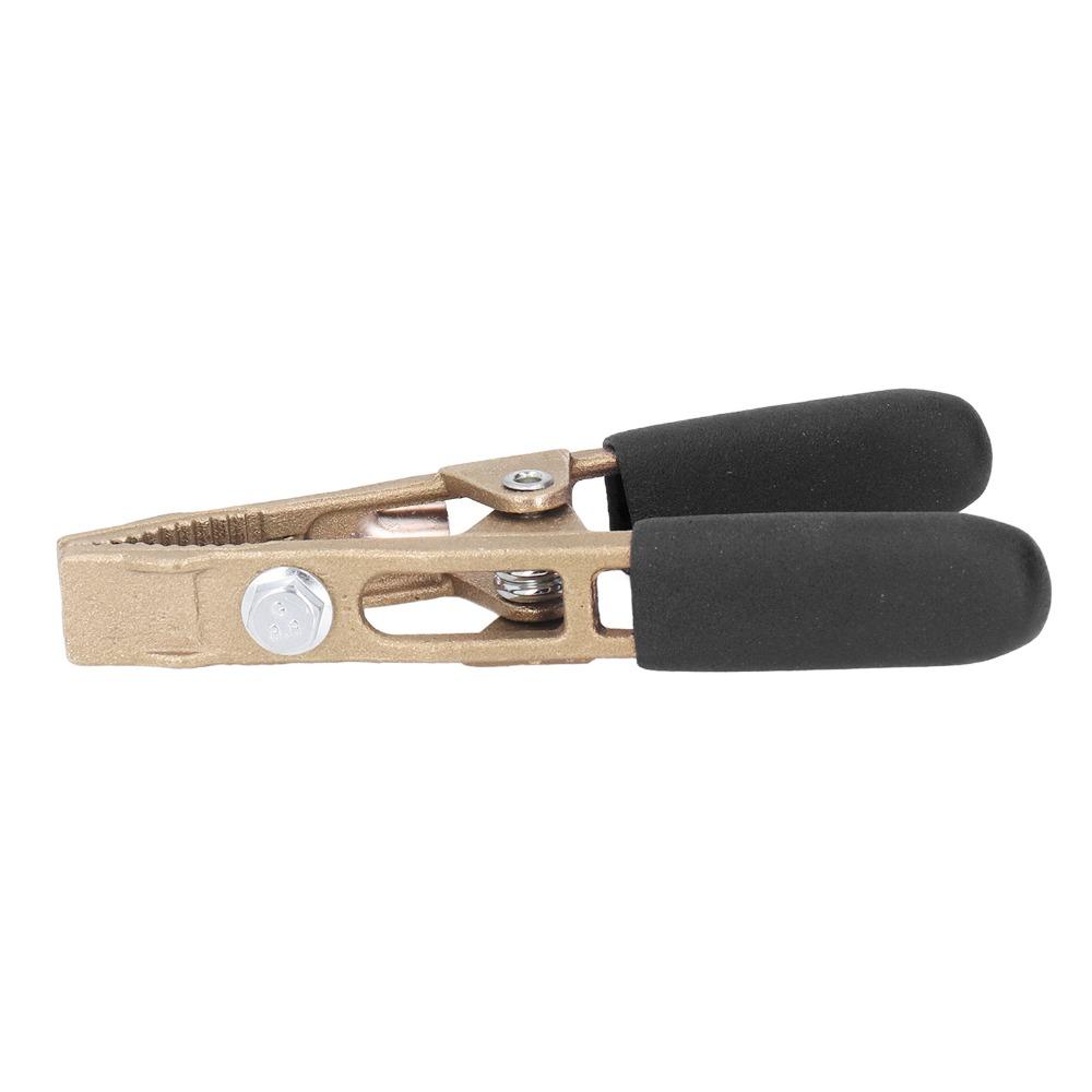 260A Current Rating Earth Wire Clamp Black Welding Ground Clamp Earth Cable Clamp For Auto Repair