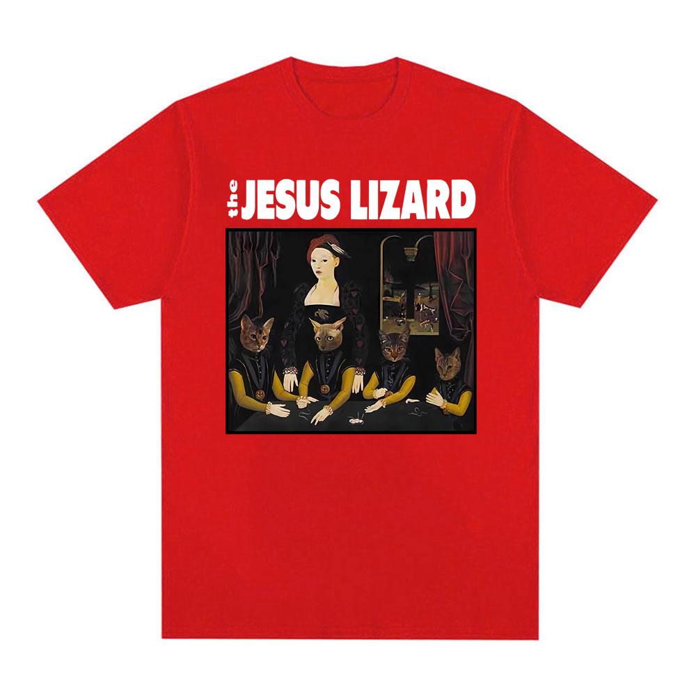 The Jesus Lizard Limited Edition Graphic T Shirts Unisex Women Fashion Gothic Summer Short Sleeve T Shirt Cotton Oversized Tshirts S