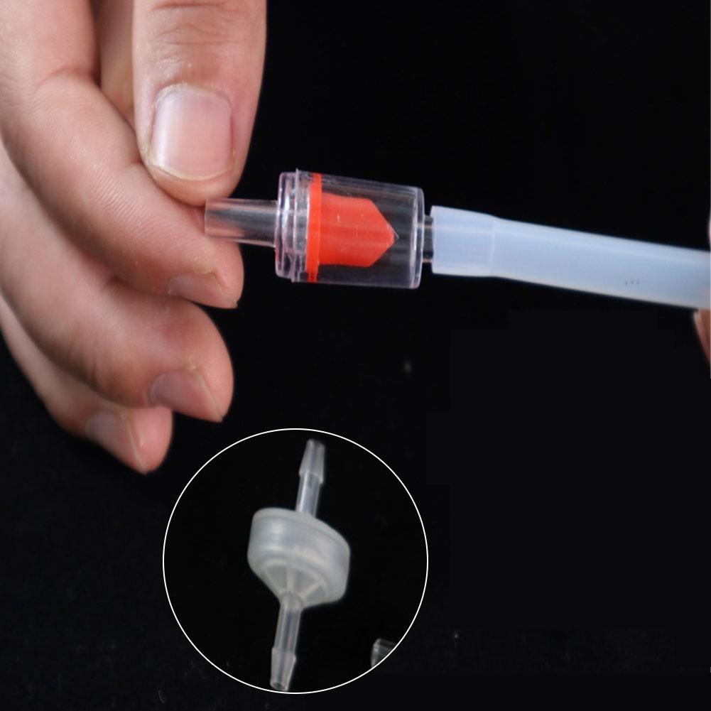 3mm bis 12mm Kunststoff Weiß Rückschlagventil Einwegventil Öl-Gas Wasser Luft