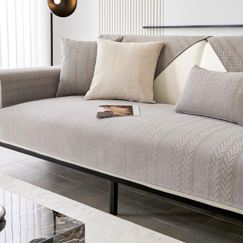 Chenille Sofa Cushion Four Seasons Universal Non-Slip Affordable Luxury Style Modern High-End Simple Cover Towel Sofa Cover