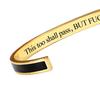 Baizihuahu This Too Shall Pass Mantra Cuff Bracelet, Adjustable Engraved Motivational Bangle Hidden Information Inspirational Encouragement