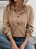 Fall/Winter Hooded Padded Long Sleeve Sweatshirt Top