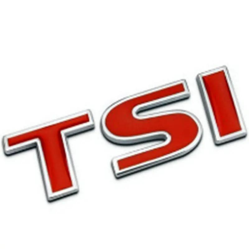 

TSI letter badge car stickers for Volkswagen Touran Sagitar Magotan Bora Lavida Passat FAW SHANGHAI modified tail trunk decals красный