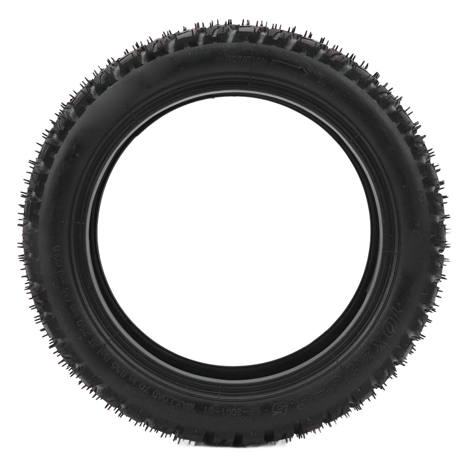 

10x2.756.5 Tubeless Tire 10 Inch Off Road Tubeless Tyre Replacement for Speedway 5 Dualtron 3 Electric Scooter