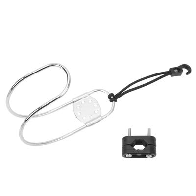 Life Buoy Holder Polishing Stainless Steel Marine Horseshoe Bracket with Plastic Mount for Yachets Boats