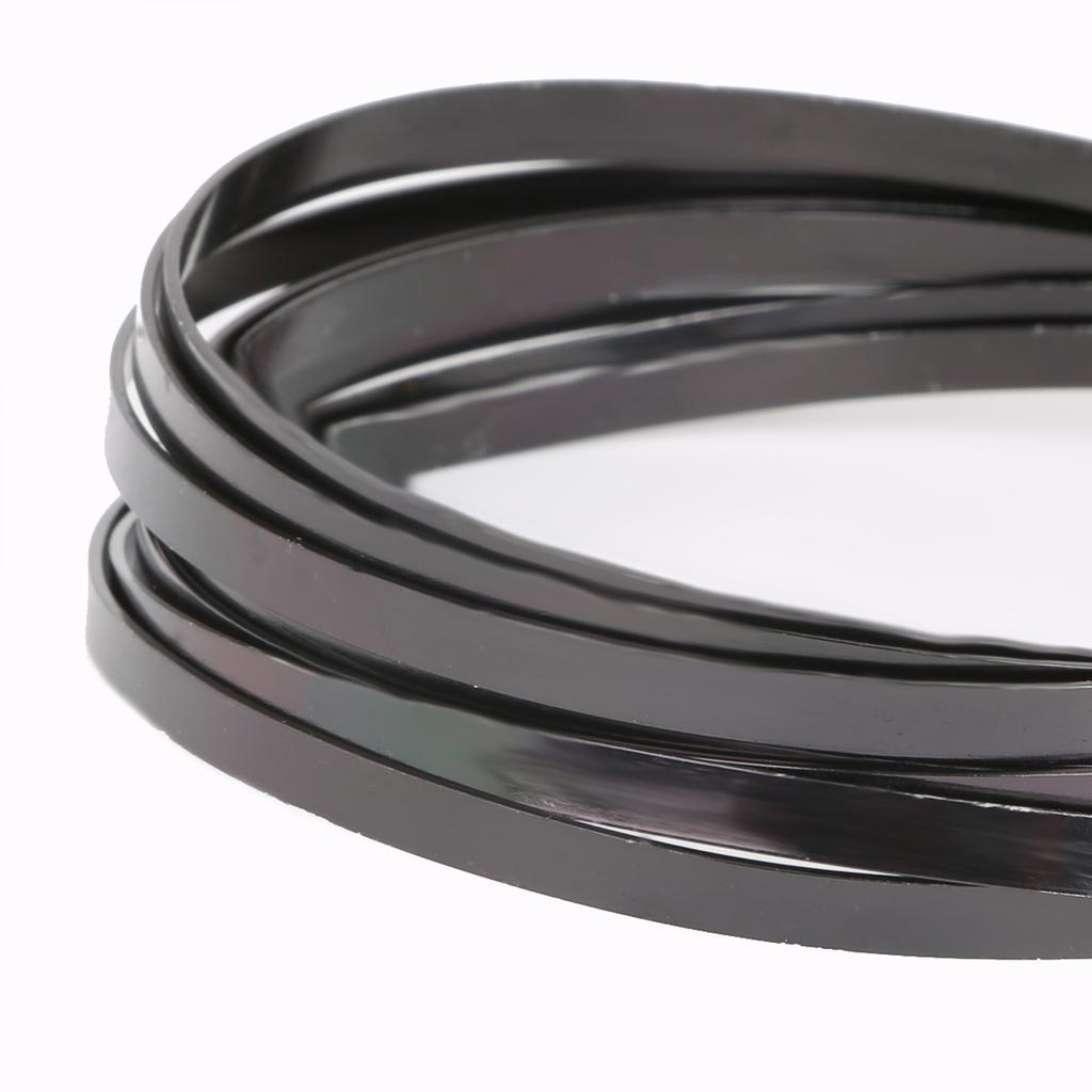 3 metrai / siunta 5 mm x 1 mm plokščia aliuminio viela, skirta „pasidaryk pats“ papuošalų radiniams, amatų kūrimo siūlai