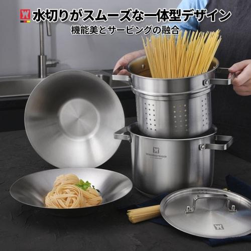 Premium Stainless Steel Tall Steamer Pot for Asparagus, Vegetables, Spaghetti, and Pasta, Stovetop Cookware with Removable Perforated Basket and Lid,