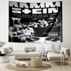 Rammstein Tapestry, Wall Hanging Tapestry, Pattern Tapestry for Dorm Bedroom Living Room Wall Art Photography Backdrop